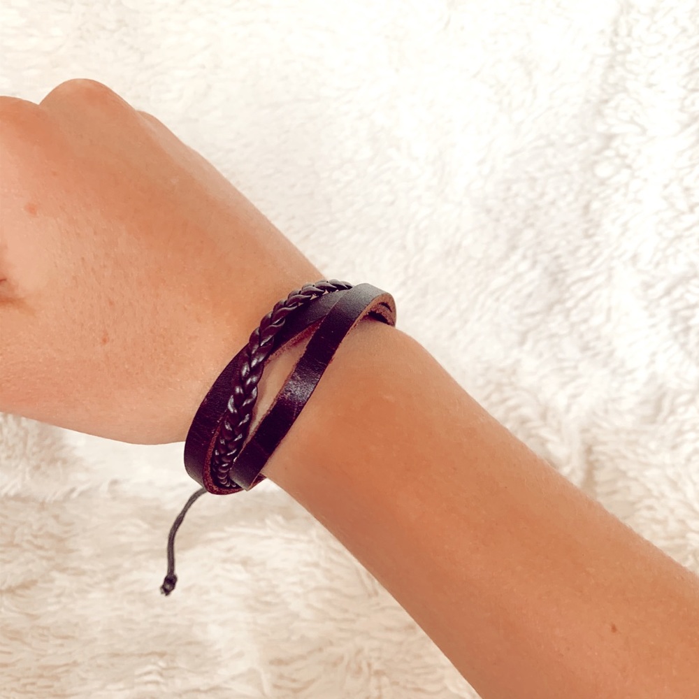 Vintage Leather Braided Bracelet